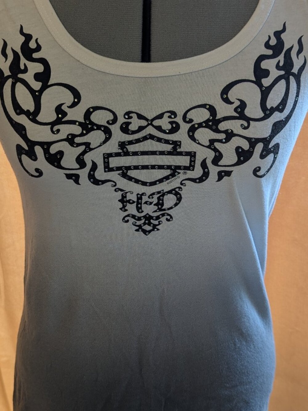 Harley-Davidson Hillbilly Gatlinburg TN Rhinestone Tank 2011 L